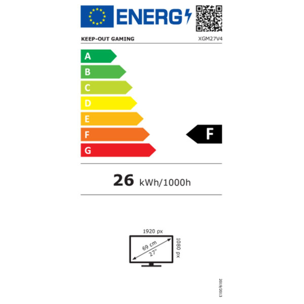 Monitor KEEP OUT ‎XGM27V4 27" LED