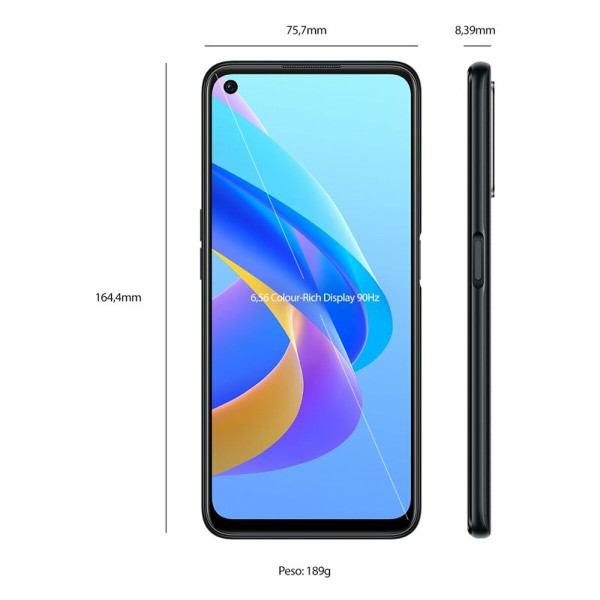 Smartphone Oppo A76 6,56" Black 128 GB