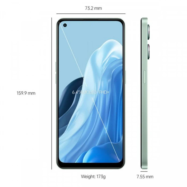 Smartphone Oppo Reno8 Lite 5G 128 GB RAM 6,43"