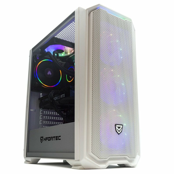 Desktop PC PcCom Gold Elite AMD Ryzen 5 5600X White 1 TB SSD 16 GB RAM GeForce RTX 3060