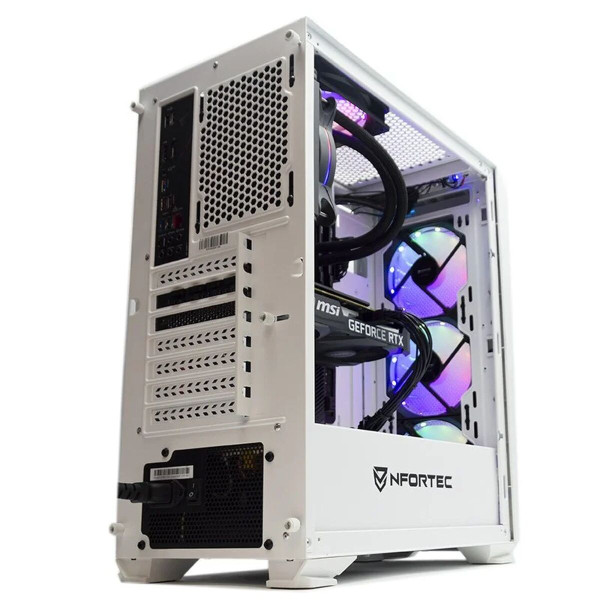 Desktop PC PcCom Gold Elite AMD Ryzen 5 5600X White 1 TB SSD 16 GB RAM GeForce RTX 3060