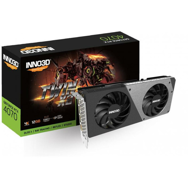 Graphics card INNO3D Geforce RTX 4070 TWIN X2 12 GB GDDR6X