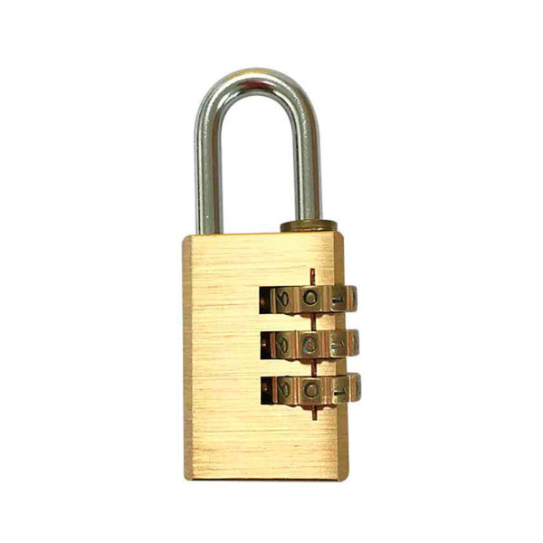 Combination padlock EDM Brass (2,8 x 7,8 cm)