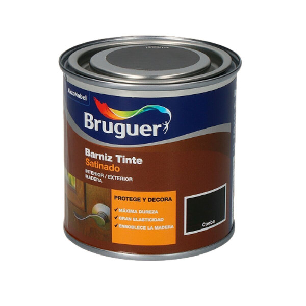 Varnish Bruguer 5160559 Dye Satin finish Mahogany 750 ml