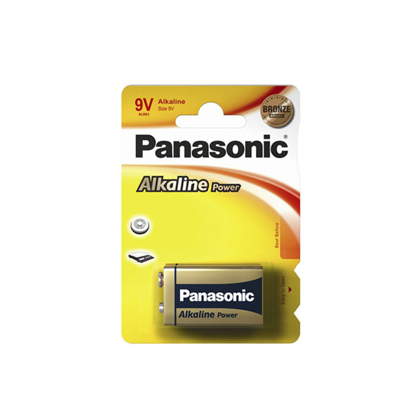 Alkaline Battery Panasonic Corp. Bronze 9 V 6LR61