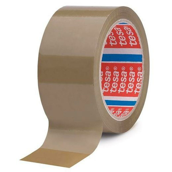 Adhesive Tape TESA Brown Packaging Natural rubber 6 Units (50 mm x 66 m)