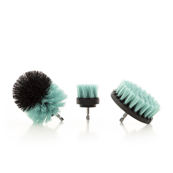 Set of Cleaning Brushes for Drill Cyclean InnovaGoods 3 Pieces