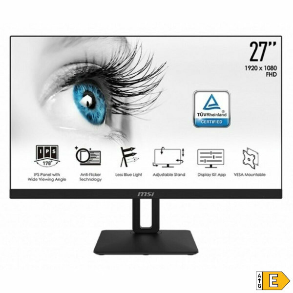 Monitor MSI MP271P 9S6-3PA2AT-014 27" IPS FHD LED