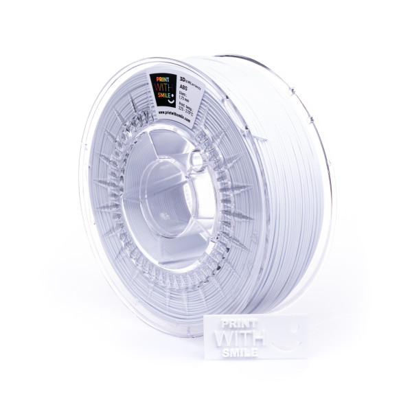 Filament ABS - 1,75 mm - Satine White - 1 kg Print With Smile