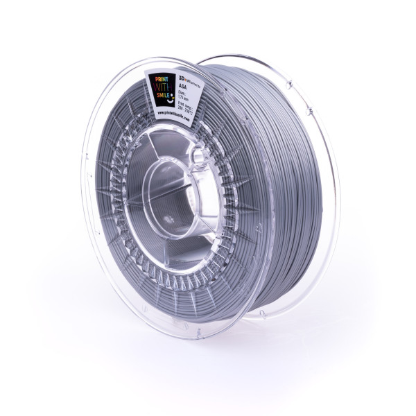 Filament ASA - 1,75 mm - 850 g - SIVER SHINE Print With Smile