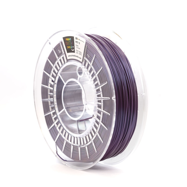 Filament BICOLOR METALLIC PET-G - 1,75 mm - VIOLET SILVER - 750 g Print With Smile