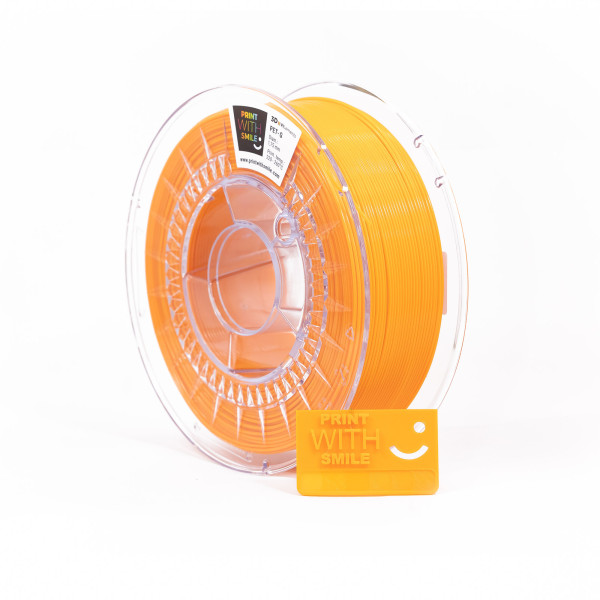 Filament PET-G - 1,75 mm - Bright Orange - 1 Kg Print With Smile