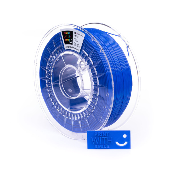 Filament PET-G - 1,75 mm - Cobalt BLUE - 1 Kg Print With Smile