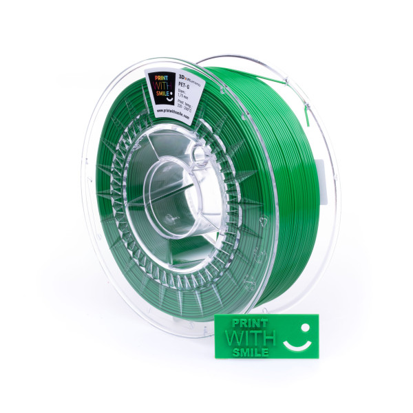 Filament PET-G - 1,75 mm - GREEN - 1 Kg Print With Smile