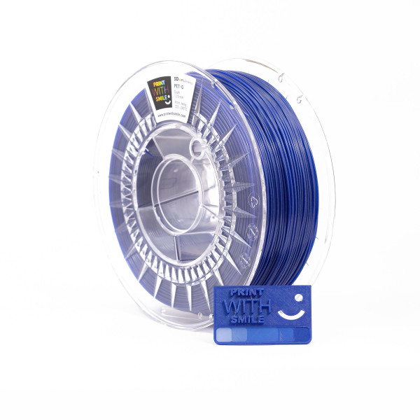 Filament PET-G - 1,75 mm - Metallic BLUE - 1 Kg Print With Smile