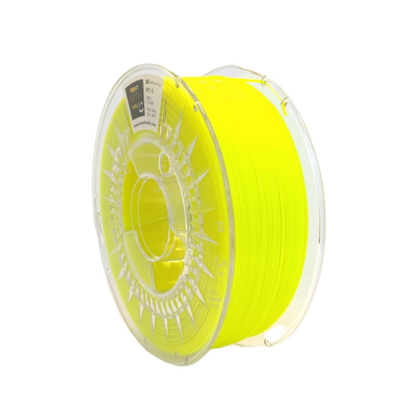 Filament PET-G - 1,75 mm - Neon YELLOW - 1 Kg Print With Smile