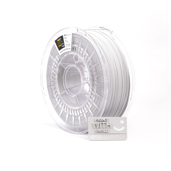 Filament PLA - 1,75 mm - Cloudy Grey - 1000 g Print With Smile