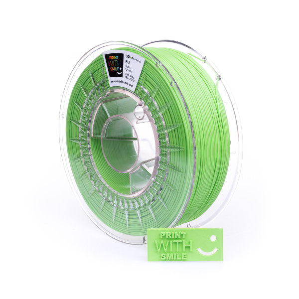 Filament PLA - 1,75 mm - GREEN Apple - 1000 g Print With Smile