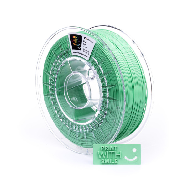 Filament PLA - 1,75 mm - Light GREEN - 1000 g Print With Smile