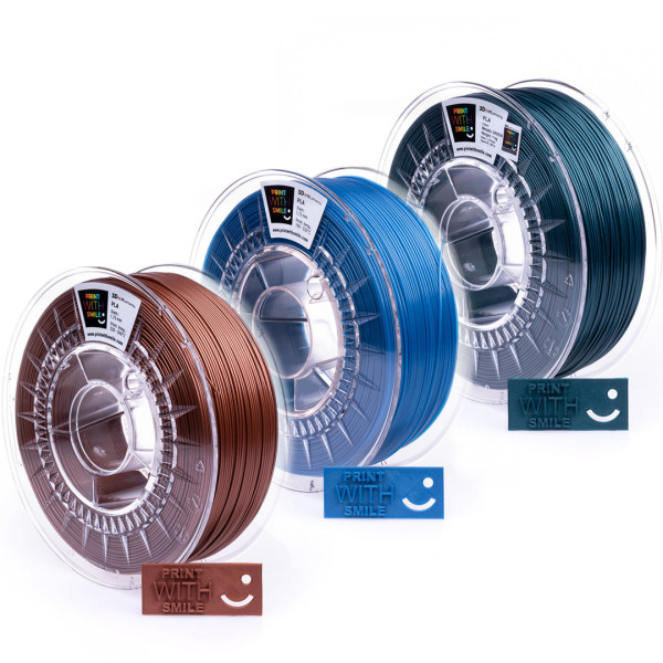 Filament PLA - 1,75 mm - Metallic Mini Pack - 500 g Print With Smile