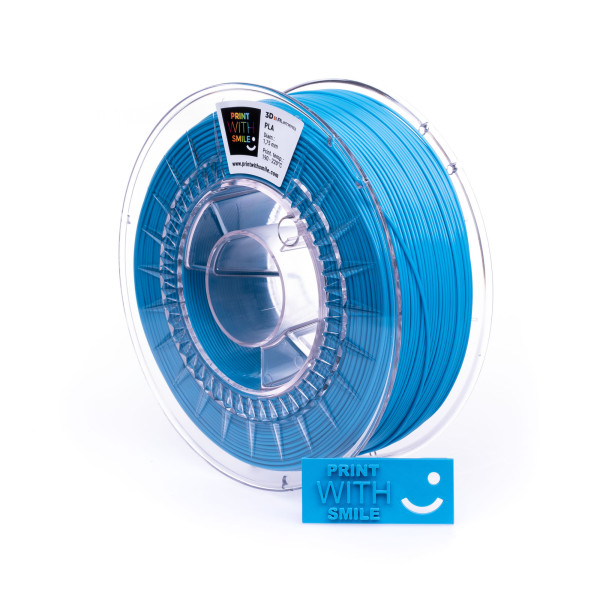 Filament PLA - 1,75 mm - Turquoise BLUE - 1000 g Print With Smile