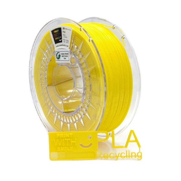 Filament REC-PLA - 1,75 mm - Just YELLOW - 1000 g Print With Smile